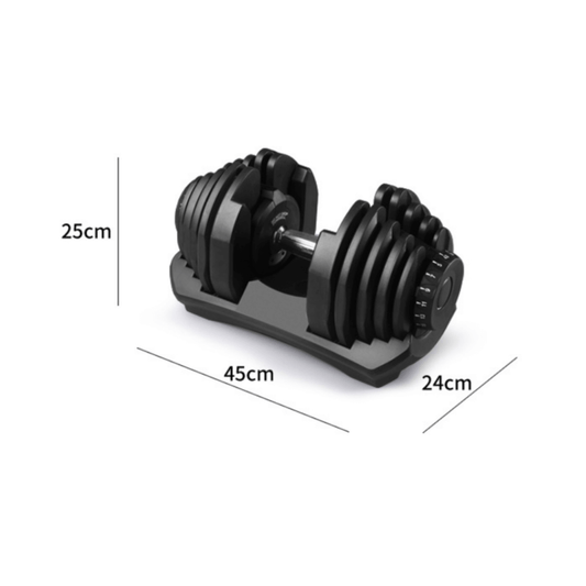 24kg Adjustable Dumbbell (Pair)