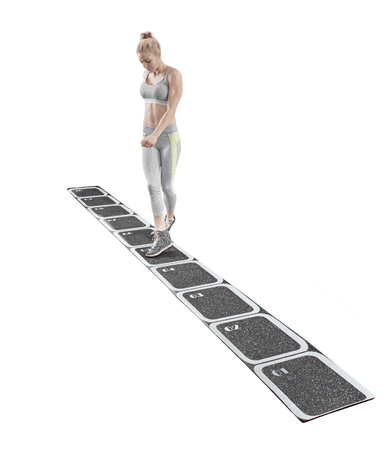 Rubber Agility Ladder Mat - 10 Steps