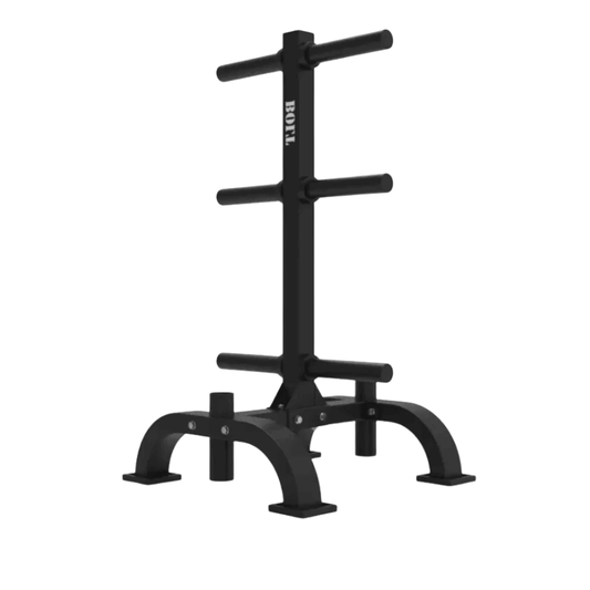 Olympic Weight Plate & Barbell Storage Rack