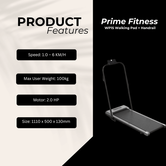 WP15 Walking Pad + Handrail