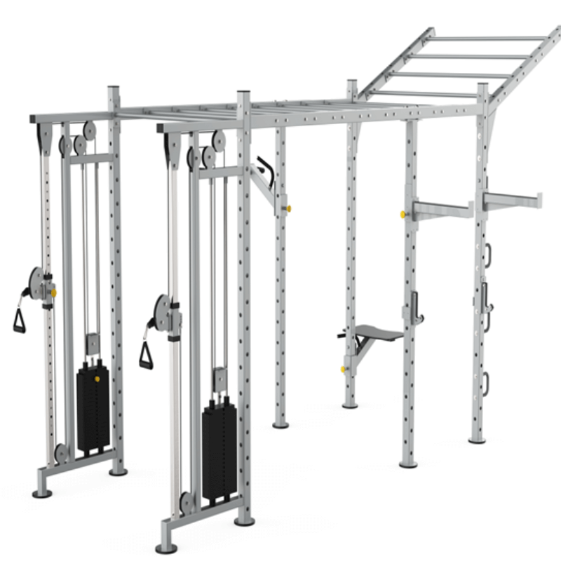 Multi-Station CrossFit Training Rig