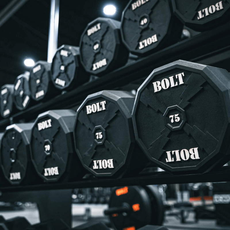 Pro Urethane Full Dumbbell Set + Rack