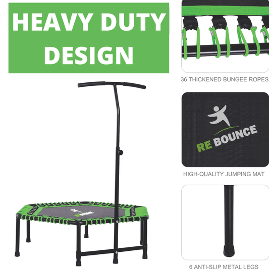 Hex Fitness Rebounder & Trampoline - Khloe Green