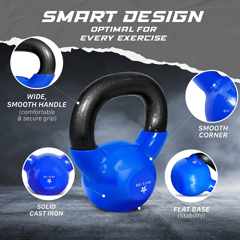 Vinyl Dipped Kettlebells