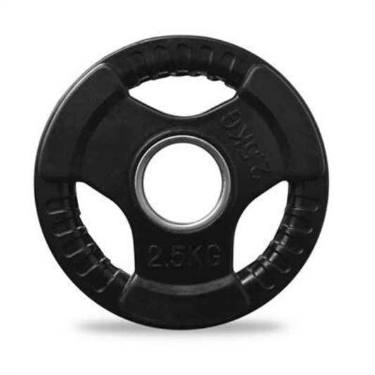 Olympic Rubber Covered Weight Plates (Tri-Grip)