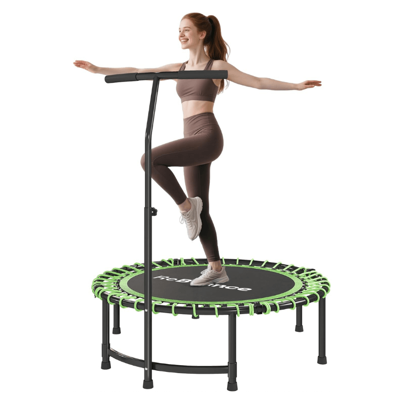 RB100 Round 40″ Rebounder + Adjustable Handle