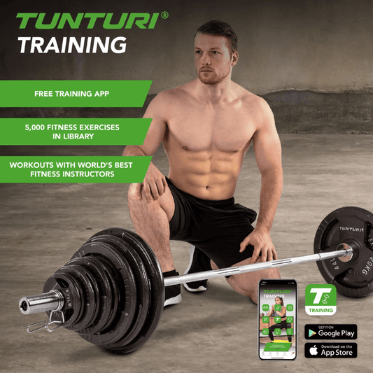 100kg Olympic Tri-Grip Barbell Set