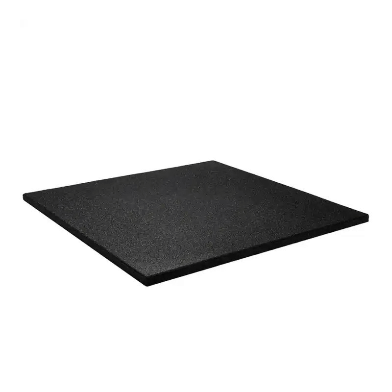 Heavy Duty 15mm Rubber Gym Flooring - Black
