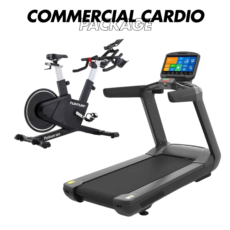 V12 Treadmill + SB20 Spin Bike Commercial Cardio Package