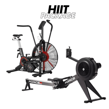 Air Bike + Rower Essential HIIT Cardio Package