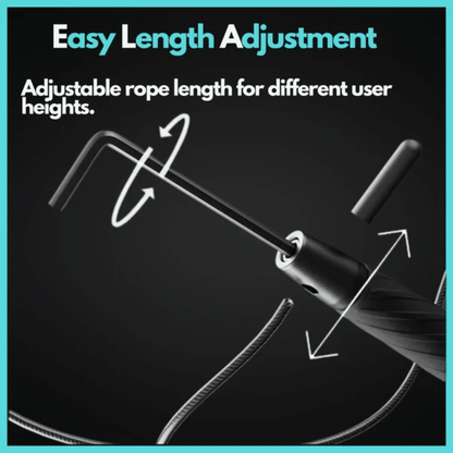 Adjustable High Speed Skipping Jump Rope