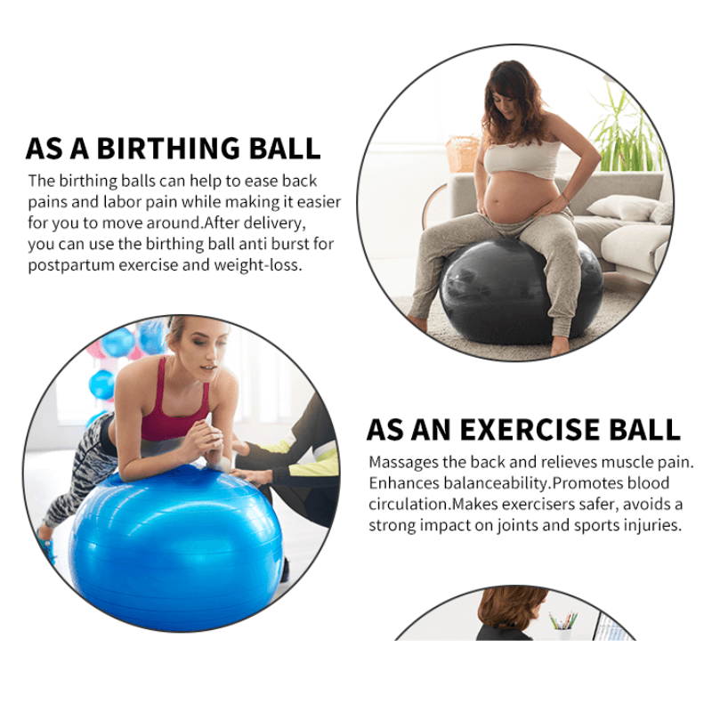 Anti Burst Aerobic Yoga Gym Balls