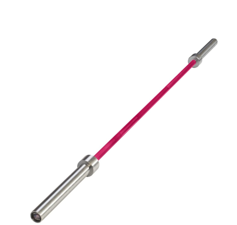 Women CrossFit Olympic Bar - 1.8m (Pink & Black)