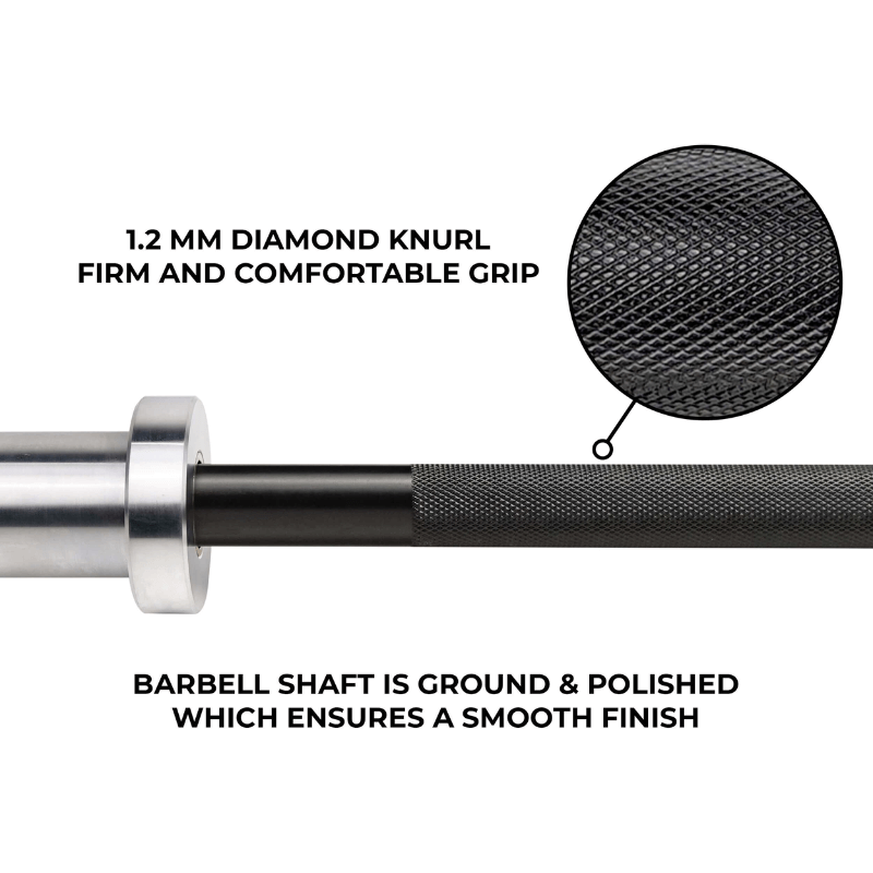 Shorty Olympic Barbell - Black