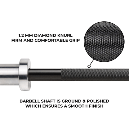 Shorty Olympic Barbell - Black