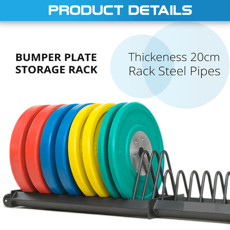 Weight & Bumper Plate Storage Trolley Rack