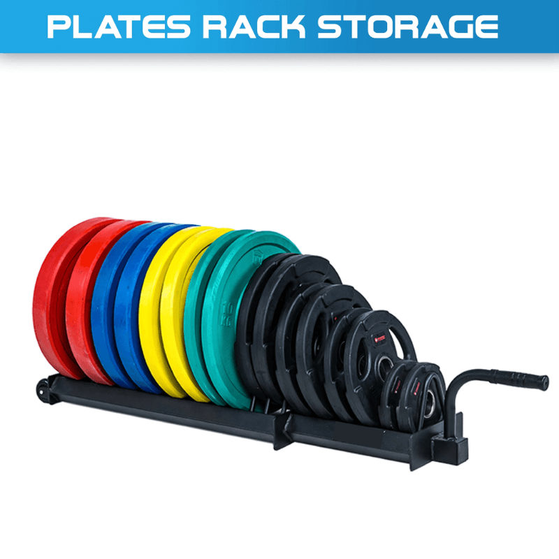 Weight & Bumper Plate Storage Trolley Rack