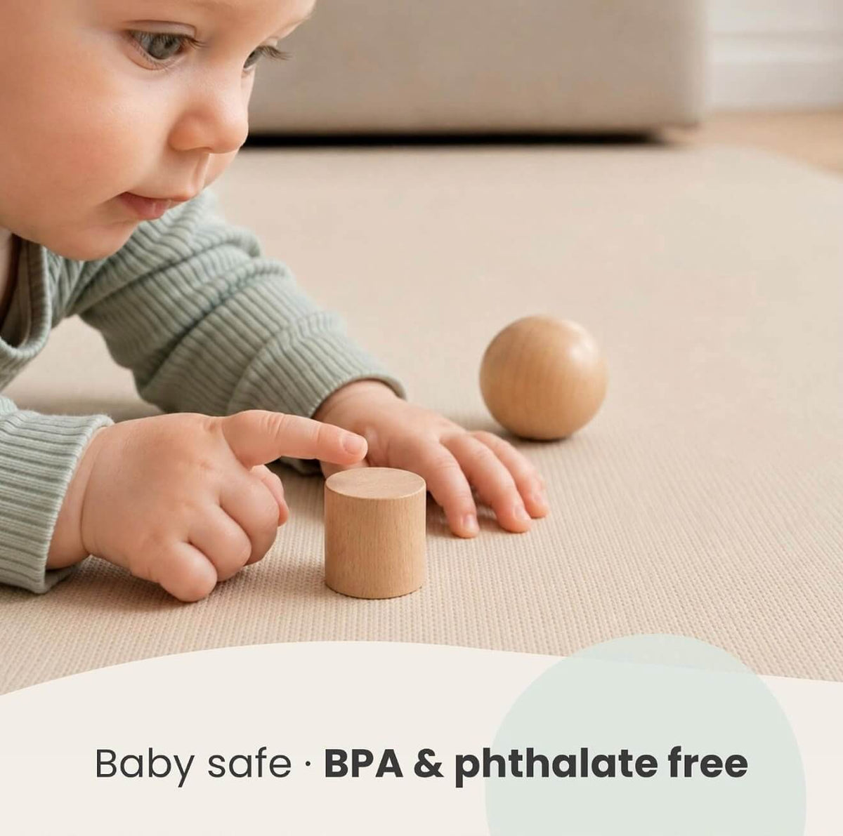 Beige Soft EVA Puzzle Mat 25mm