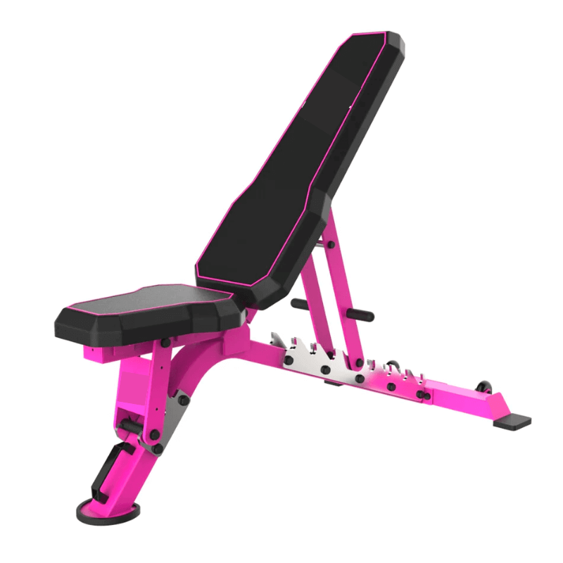 Commercial Workout FID Bench (Pink)