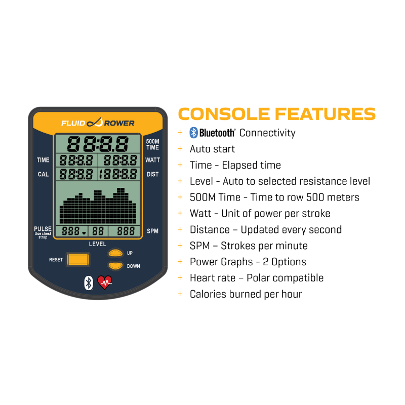Apollo Pro V Fluid Water Rower