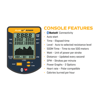 Apollo Pro V Fluid Water Rower