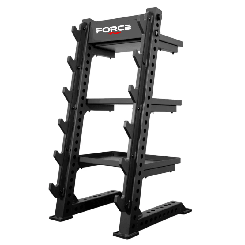 Barbell & Cable Attachment Accessory Rack
