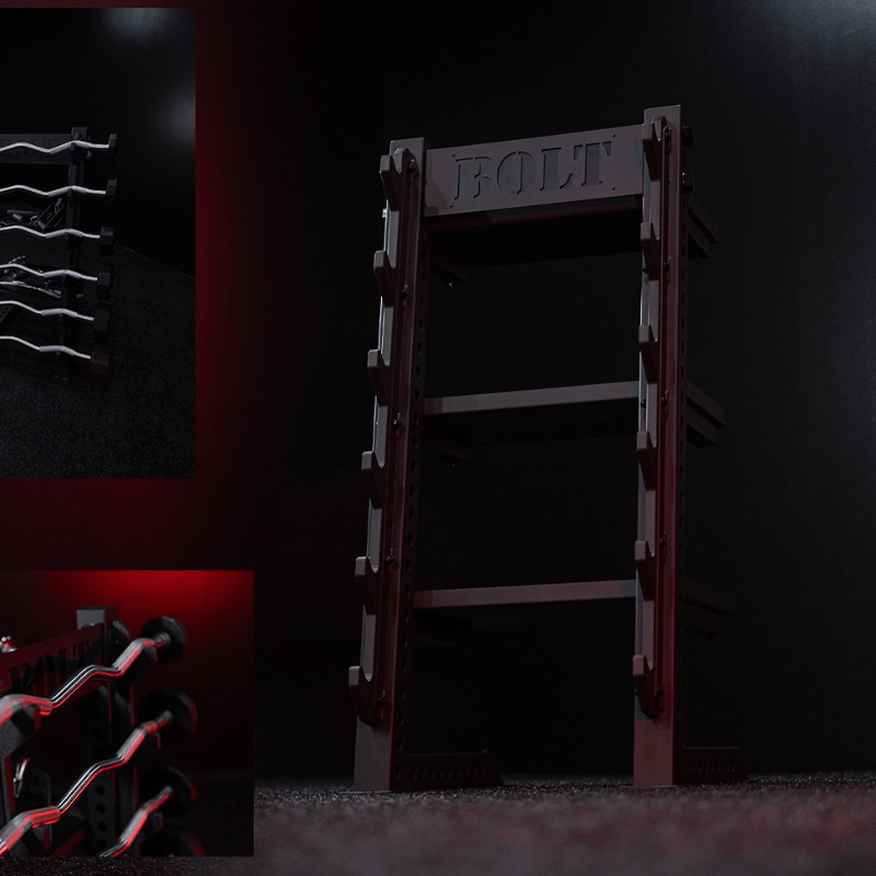 Barbell & Cable Attachment Accessory Rack