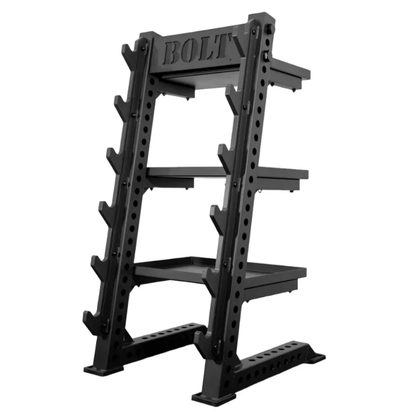 Fixed Straight & Ez Curl Barbell Set + Rack