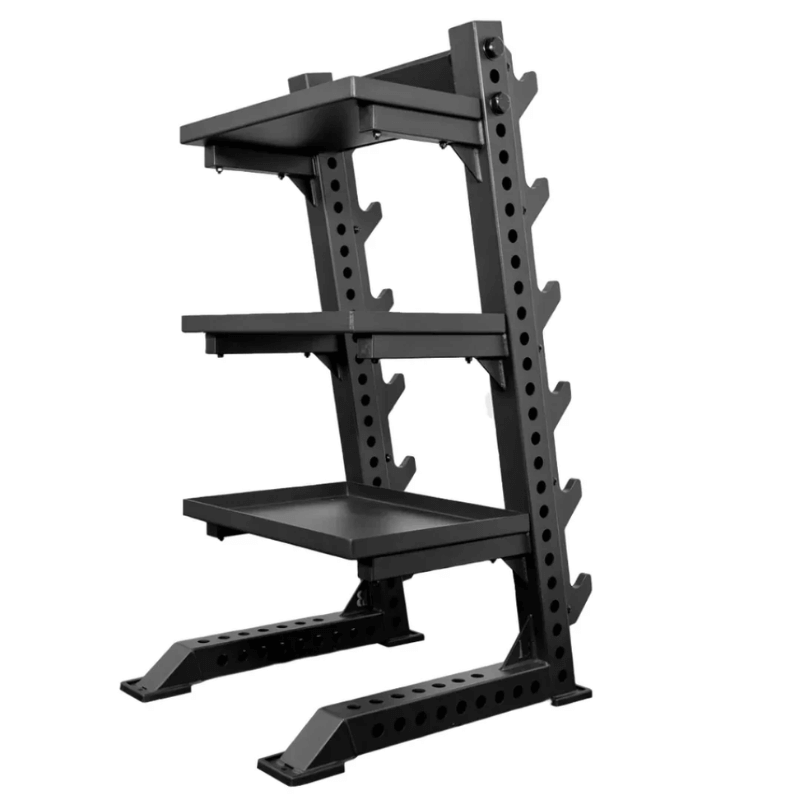 Barbell & Cable Attachment Accessory Rack