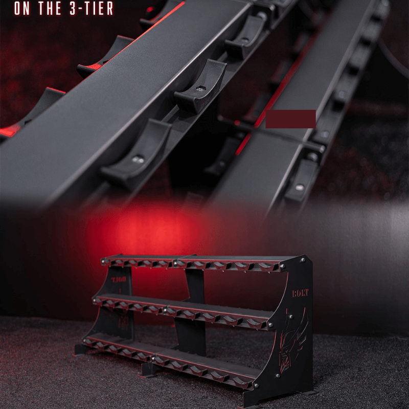 Pro Urethane Full Dumbbell Set + Rack