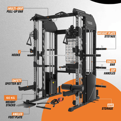 G6S Smith & Cable Crossover Multi-Gym