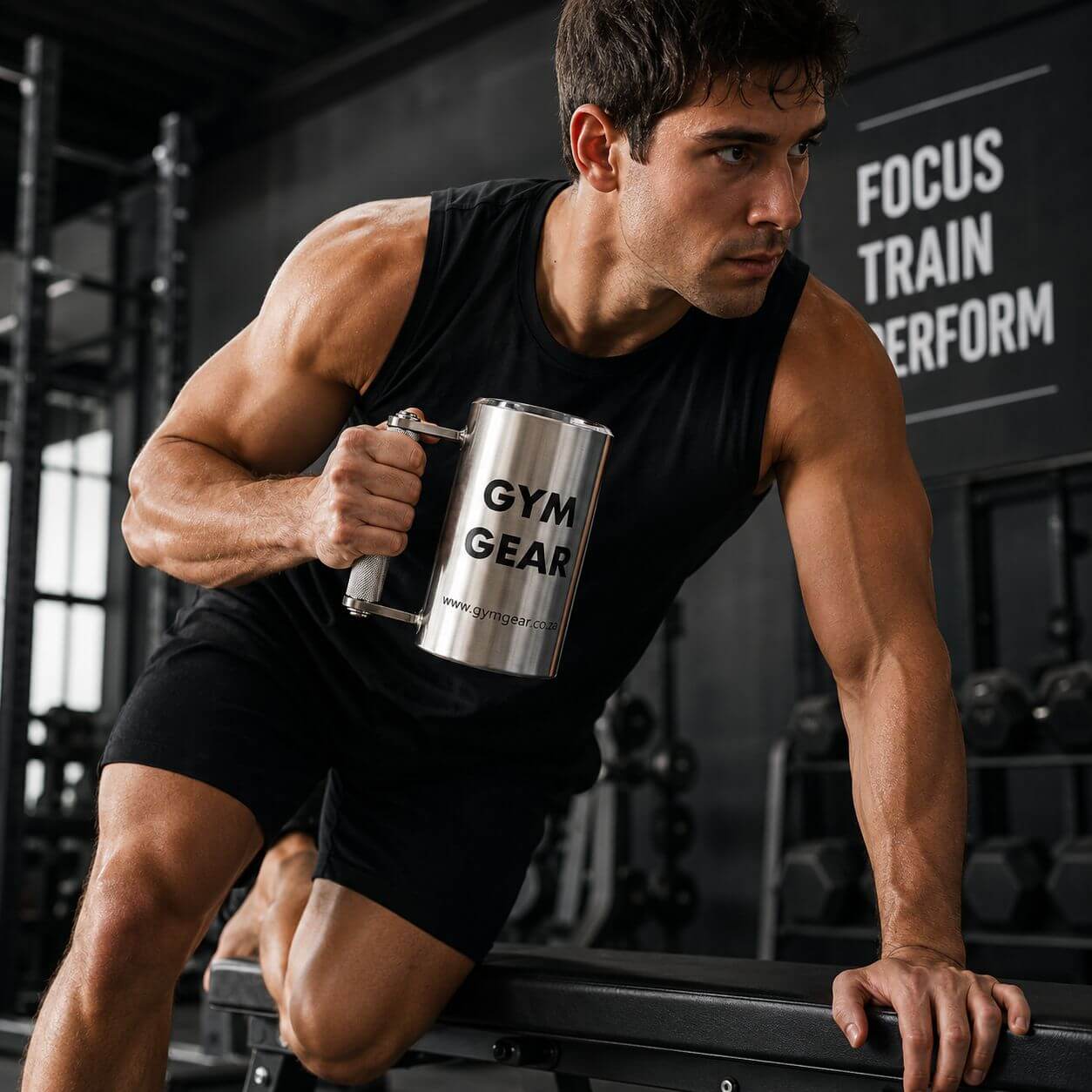 Heavy Duty 10kg Gym Mug