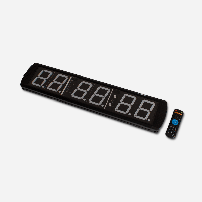 Gym Wall Timer Clock + Remote - Large