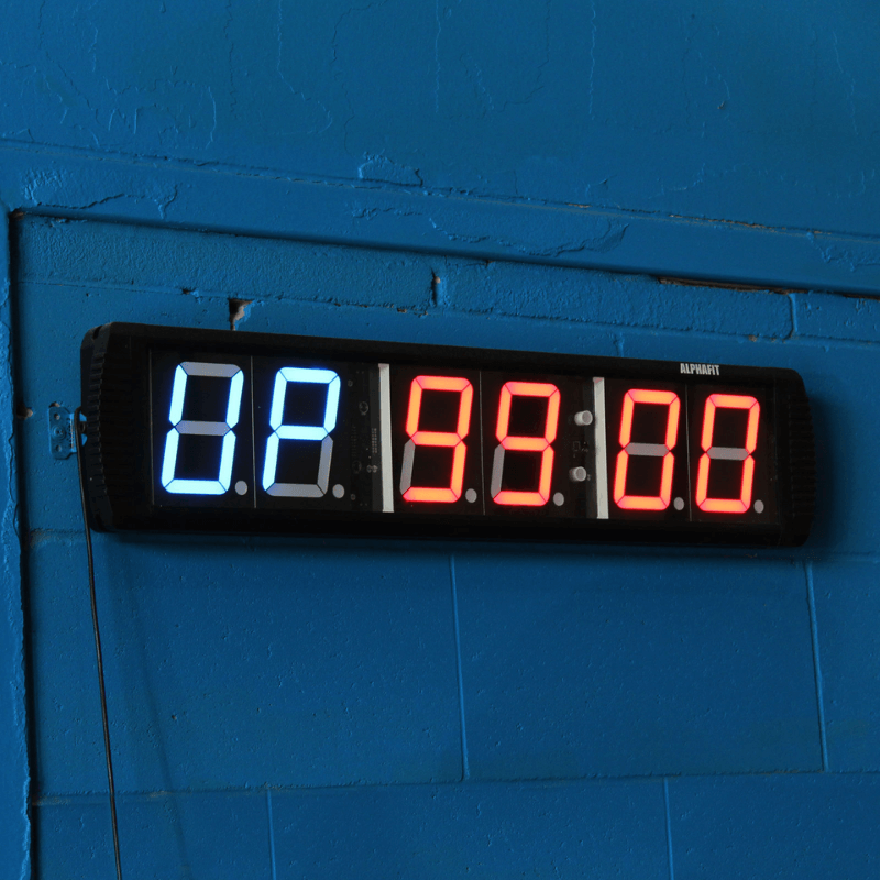 Gym Wall Timer Clock + Remote - Large