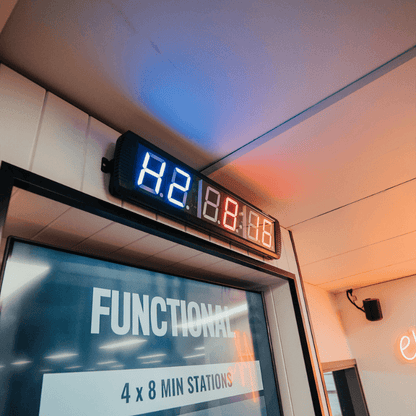 Gym Wall Timer Clock + Remote - Large