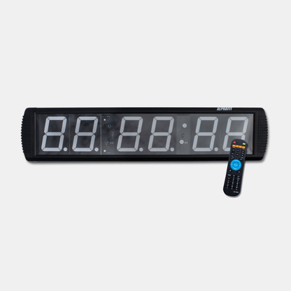 Gym Wall Timer Clock + Remote - Large