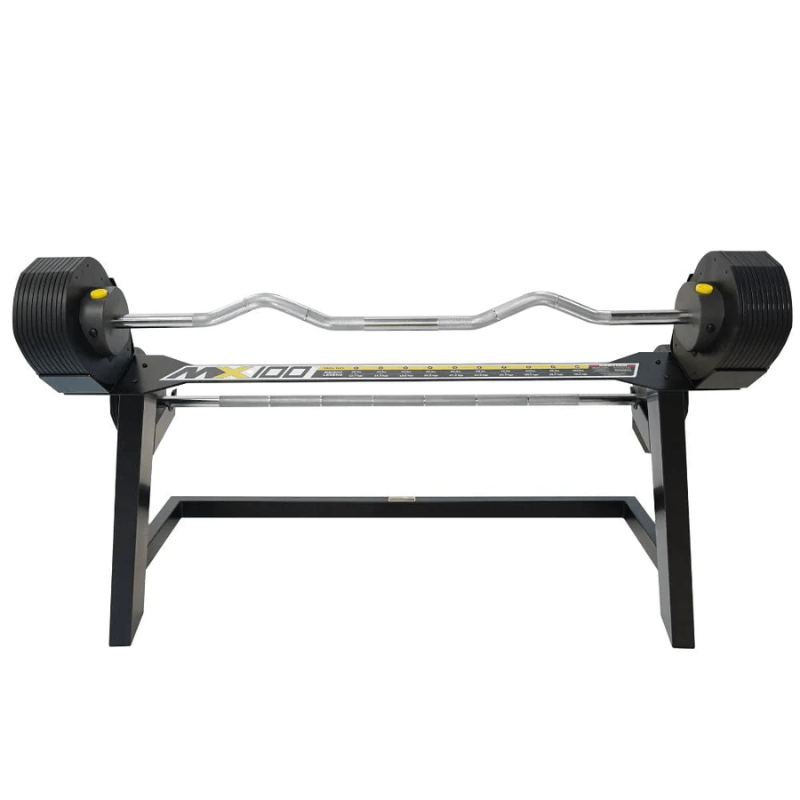 Adjustable Straight & EZ Barbell Set MX100