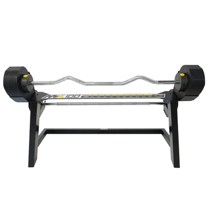 Adjustable Straight & EZ Barbell Set MX100