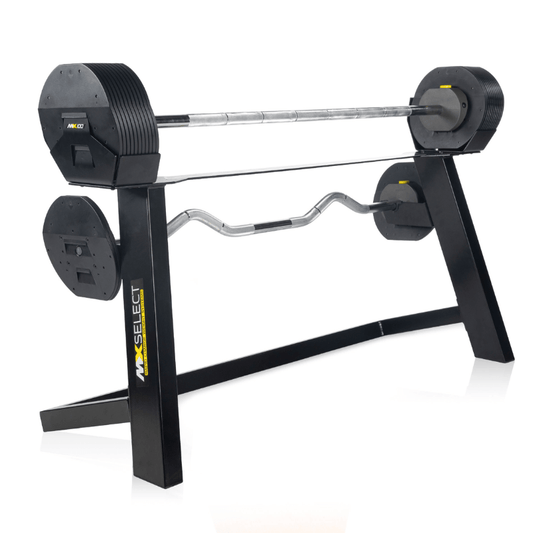 Adjustable Straight & EZ Barbell Set MX100
