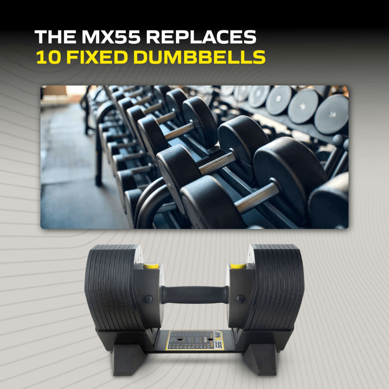 Adjustable Straight & EZ Barbell Set MX100