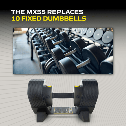 Adjustable Straight & EZ Barbell Set MX100