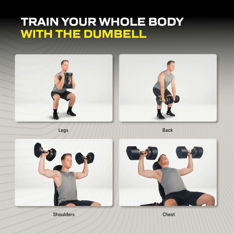 MX55 Adjustable Dumbbell Set 4.5kg - 25kg