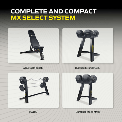 Adjustable Straight & EZ Barbell Set MX100