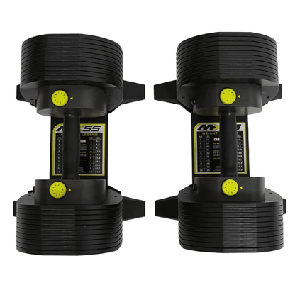 MX55 Adjustable Dumbbell Set 4.5kg – 25kg + Rack