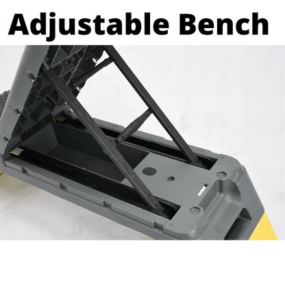 Aerobic Stepper & Adjustable Workout Bench Combo