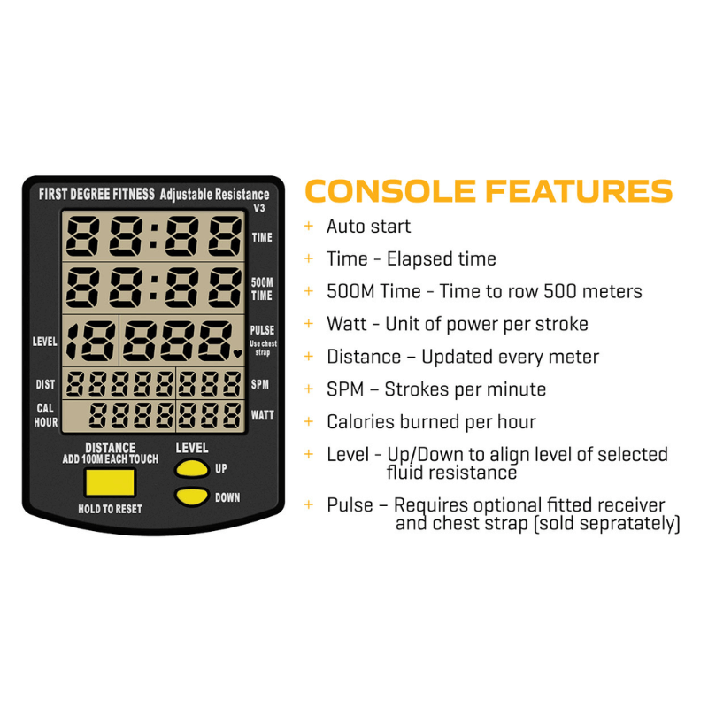 Neon Plus Fluid Rower