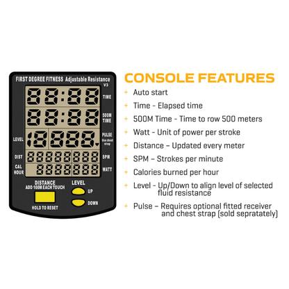 Neon Plus Fluid Rower