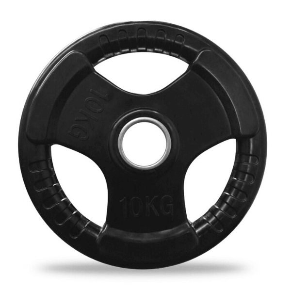 Olympic Rubber Covered Weight Plates (Tri-Grip)