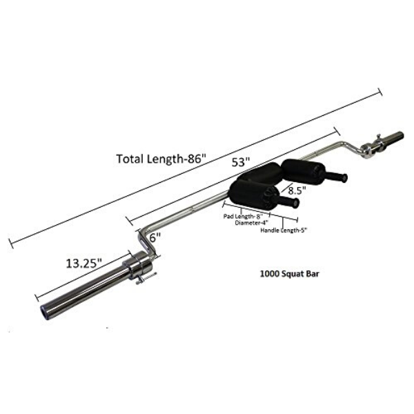 Safety Squat Olympic Bar (1000 LBS)