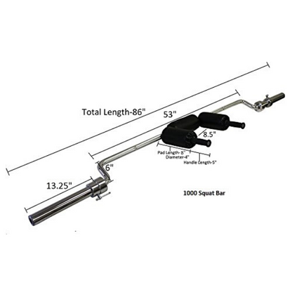 Safety Squat Olympic Bar (1000 LBS)